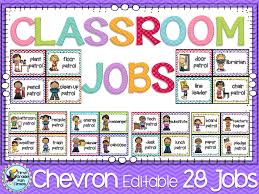 Classroom Decor Classroom Jobs Chevron Classroom Jobs Classroom School Classroom