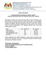 Laporan keseluruhan penutupan sekolah akibat jerebu. Kementerian Pendidikan Malaysia Terkini Kenyataan Media Laporan Penutupan Sekolah Akibat Jerebu Di Bawah Jabatan Pendidikan Wilayah Persekutuan Kuala Lumpur Pada Khamis 19 September 2019 Dan Jumaat 20 September 2019 Facebook