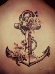 Anchor designed on the ribs with the shades of red for paying a tribute to friendship. Tattoo Anchor Flower Tattoo Anchor Tattoo Ideas Anchor Tattoos Bff Bff Tattoos Vintage Flower Tattoo Anker Tattoo
