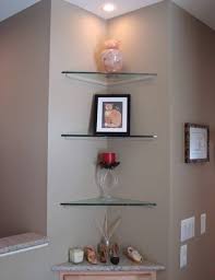 When built into the wall like these shelves, the room can feel open, and clutter free. Glass Shelves For Living Room Benefits And Design Ideas