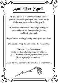 Anti Hex Spell Printable Spell Pages Witches Of The Craft Witchcraft Spell Books Wiccan Spell Book Book Of Shadow