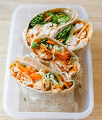 No Reheat Crunchy Thai Chicken Wraps Workweek Lunch