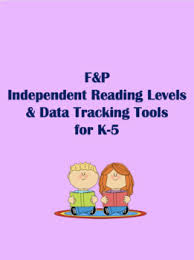 Fountas Pinnell Independent Reading Benchmarks Auto Colored Data Tracker K 5