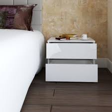 Bedside Nightstand End Table With Rgb Led Light Drawer High Gloss Bedroom Furniture White The Only Online E Commerce Deals Consulting Services You Ll Ever Need