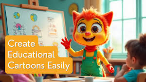 How do teachers use cartoon characters in schools?