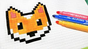 Vous êtes à la recherche des meilleures inspirations pixel art facile nourriture? Handmade Pixel Art How To Draw Kawaii Fox Pixelart Youtube