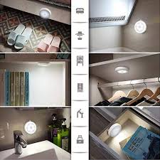 So i used these battery powered led light strips. Motion Sensor Light Wireless Battery Powered Led Night Light Stick Anywhere Closet Lights Step Lights Safe Lights Stair Light With Magnet For Hallway Bathroom Bedroom Kitchen Pack Of 6 White Lighting Ceiling Fans Tools