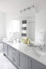 There are two colors with white and this kitchen looks very modern and cozy at the same time. The Best Paint Color To Coordinate With Marble Countertops Backsplash Or Flooring Shown Here Bathroom Remodel Master Grey Bathrooms Designs Bathrooms Remodel