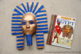 Check spelling or type a new query. King Tut Mask Craft For Kids Happy Brown House