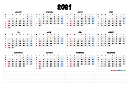 Download 2021 and 2022 pdf calendars of all sorts. Printable 2021 Calendar With Week Numbers Premium Templates Calendar With Week Numbers Calendar Template Yearly Calendar Template