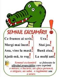 Care e semnul tau de punctuatie favorit? Semne De PunctuaÈie Semnul ExclamÄrii Teacher Supplies School Lessons Kids Education