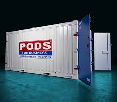 From what i gather they have special trucks that deliver them and unload them at your place. Moving Storage Company Portable Containers Pods