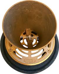 Zurn Zn211 5be P Non Membrane Funnel Floor Drain W Medium Duty Round Nickel Bronze Strainer And 4 Floor Drains Iron Body Membrane