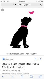 Download Pin By Teresinha On Tatuagem Boxer Dogs Dog Logo Butterfly Logo