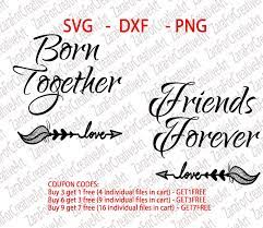 Download Twins Svg Born Together Friends Forever Svg Twin Boys Svg Etsy