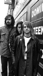 Krist Novoselic Dave Grohl And Kurt Cobain Nirvana Cantanti Celebrita Foto Rare