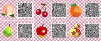Fruit Designs Updated I Had A Few People Request My Fruit Designs With Transparent Backgrounds So Here Animal Crossing Qr Fruit Design Animal Crossing 3ds