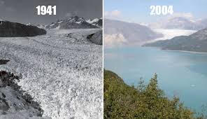 Glaciar Muir Alaska Agosto De 1941 Agosto De 2004 Cambiar El Mundo Ciencias De La Tierra Cambio Climatico