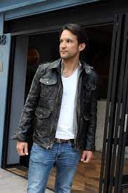 Bellair 4 Pocket Leather Jacket In Distressed Black Leather Jacket Jackets Fashion