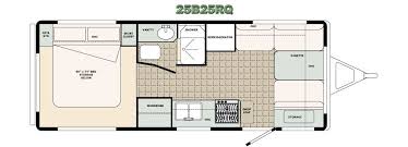 Bigfoot 25 Ft Travel Trailer Good Storage Space Travel Trailer Floor Plans Travel Trailer Floor Plans