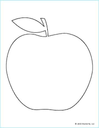 Print out the file on a4 or letter size paper. Free Printable Apple Templates Small To Large Mombrite