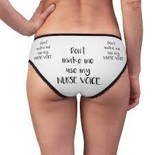 Nurse Voice Panties Nurse Voice Underwear Briefs Cotton - Etsy