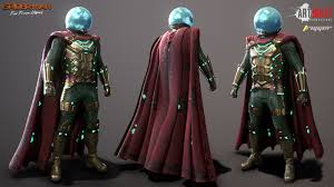 Artstation Spider Man Far From Home Mysterio Augmented Reality App Art Bully Productions Black Cat Marvel Spiderman Mysterio Marvel