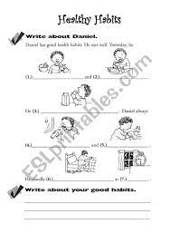 Make sure you lead by example and find time to have fun with your kids. Health Habits Esl Worksheet By Vipgirl
