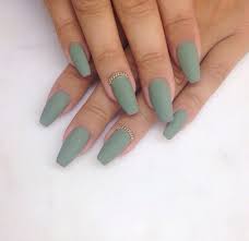 Also, they have the calming ability. Olive Green Matte Green Acrylic Nails Green Nails Olive Nails