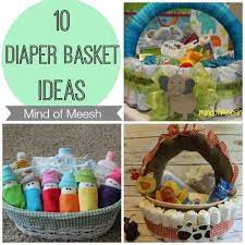 10 Diaper Basket Ideas Anyone Can Make Diaper Basket Diy Diapers Diy Diaper Cake