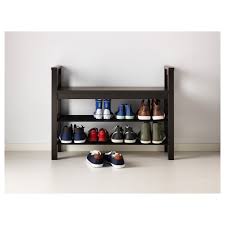 Hemnes Banco C Arrumacao P Sapatos Pret Cast 85x32 Cm Em 2020 Armazenamento De Sapatos Moveis Para Hall De Entrada Arrumacao