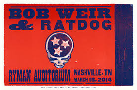 Hatch show print store smell the ink. Hatch Show Print Bob Weir And Ratdog Poster