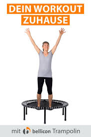 Zuhause Fit Mit Trampolin Training Tschuss Schmerz Trampolin Trampolin Training Bellicon Trampolin