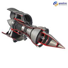 Rolls Royce Trent 1000 Turbofan Engine Cutaway Model Rolls Royce Turbofan Engine Jet Engine