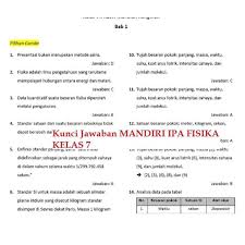 Kunci jawaban mandiri bahasa indonesia kelas 11 jilid 2. Soal Dan Jawaban Pilihan Ganda Fisika Kelas 11 Kumpulan Contoh Surat Dan Soal Terlengkap