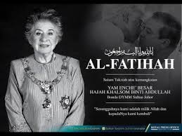 Check spelling or type a new query. Johor Sultan S Mother Passes Away In London