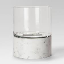 Hurricane candle holders,borosilicate glass chimney,4.75 diameter x 6 height,open flame candle chimney glass,large bottomless cylindrical ,glass hurricane candle shade set of 2. Large White Marble Hurricane Candle Holder