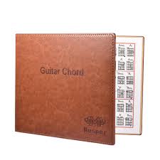 Muspor Guitar Chord Book Chart High Quality Pu Leather 6