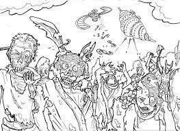 Zombie coloring pages for adults (based on keywords). Free Printable Zombies Coloring Pages For Kids