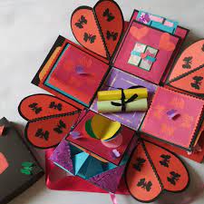 Amazing birthday card idea in the form of a 3d pop up card. How To Make An Exploding Box Greeting Card