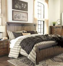 Lakeleigh Brown Cal King Panel Bed Rustic Bedroom Furniture Home Decor Bedroom Farmhouse Bedroom Decor