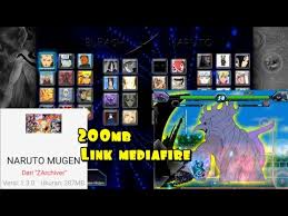 Download the game, link at below of this page. Full Char Ukuran Kecil Naruto Mugen Android 200mb Youtube