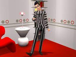 #look at her damn #i just wanted to show some wips #but i still don't know if i should include the coat acc into the pack #it's not gameplay friendly. Mod The Sims Beetlejuice Outfit