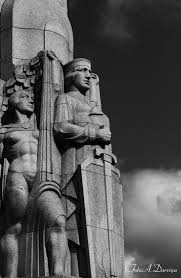 Freedom Statue Riga Latvia By Adeliina Art Deco Sculpture Art Deco Architecture Architectural Sculpture