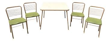 With many of this type of furniture set, you can easily find. Cosco Card Table 4 Gate Leg Folding Chairs Chairish