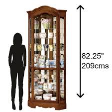Whether you're showcasing fine china, dinnerware, your favorite collectibles or prized family photos, you're sure to find the perfect curio or china cabinet to match your needs. Jamestown Ii Corner Curio Cabinet By Howard Miller Babette S Furniture Home 680 250