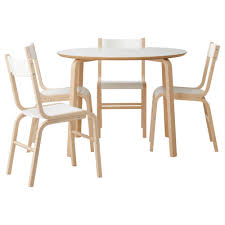 Favorite this post jun 12 Skoghall Ikea Round Dining Table With 4 Chairs Furniture Home Living Furniture Tables Sets On Carousell
