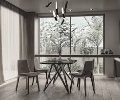 Fine tune your dining room with these bold sleek & chic modern dining room ideas from wade logan! Artstation Modern Minimalist Dining Area Dan Abundo