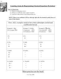 Check spelling or type a new query. Counting Atoms Balancing Equations Worksheet