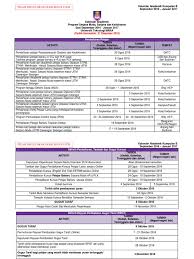 Pelajar bagi program matrikulasi telah melalui. Kalendar Akademik Sesi 2016 2017 Kump B Sept 2016 Lulus Senat